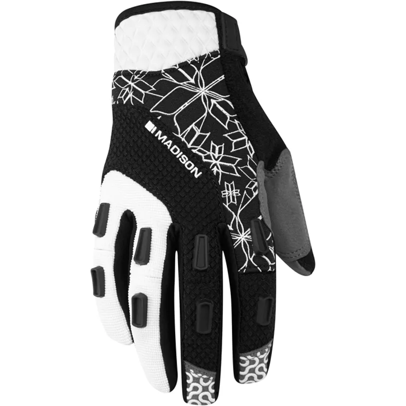 Madison Zena Womens Long Finger Glove - Black