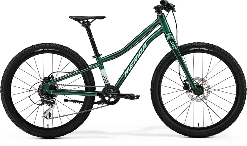 2025 Merida MATTS J24 Plus Kids Bike - Green Turquoise Black
