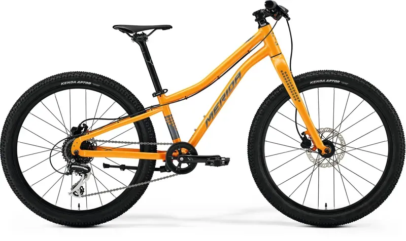 2025 Merida Matts J24 Plus Kids Bike - Orange Blue Grey
