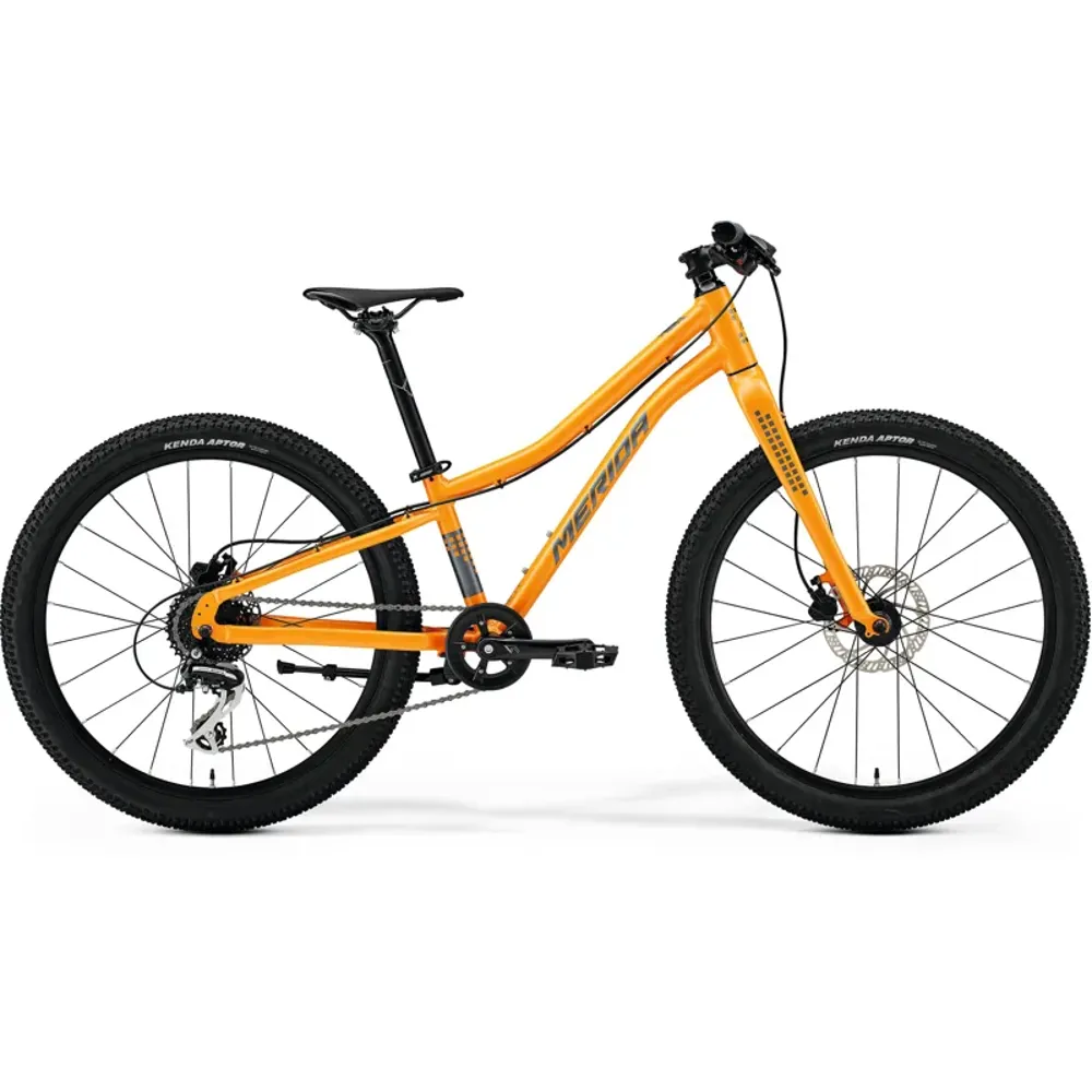 2025 Merida Matts J24 Plus Kids Bike - Orange Blue Grey