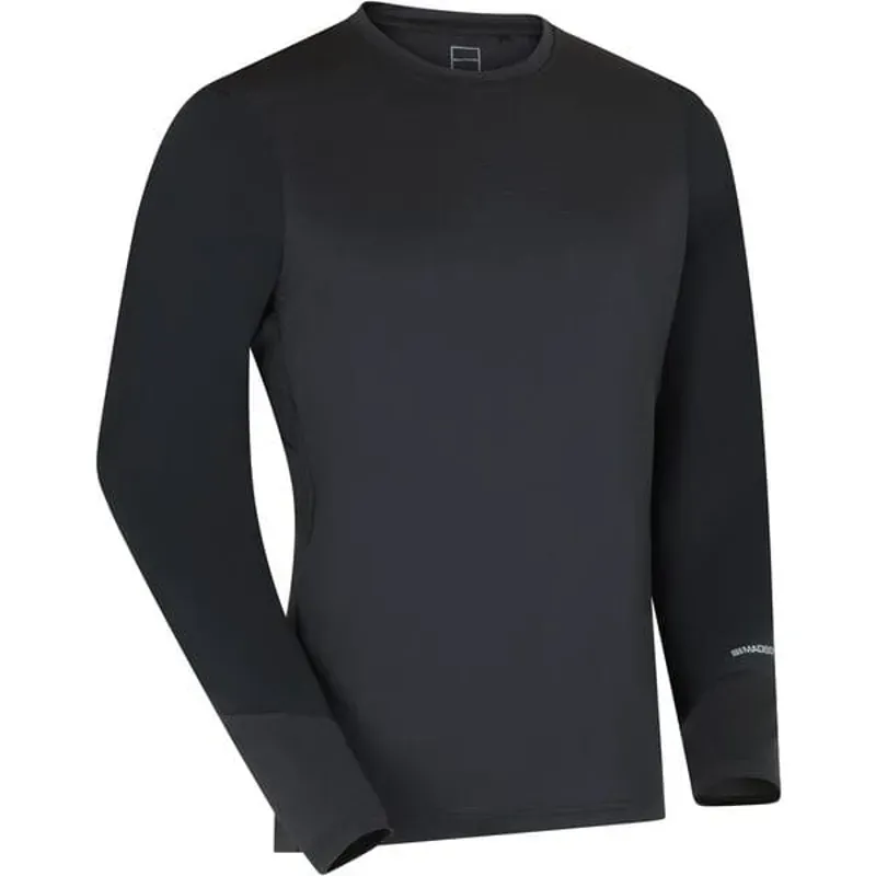 Madison Flux Mens Long Sleeve Trail Jersey - Black-1