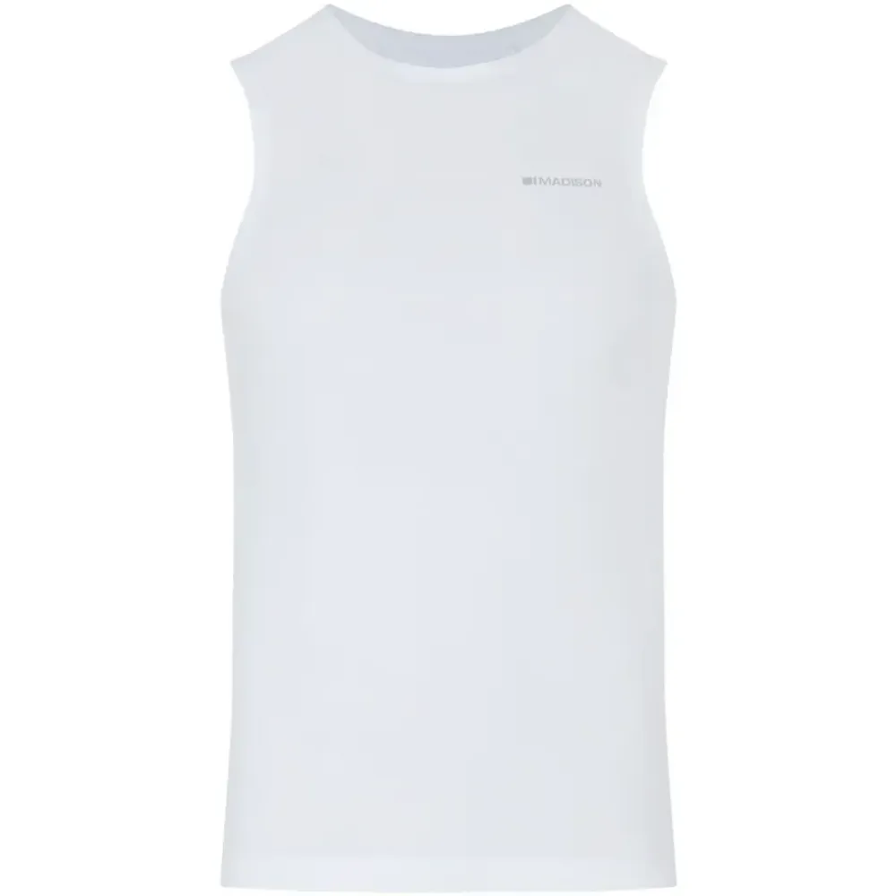 Madison Flux Isoler Mesh Sleeveless Baselayer - White