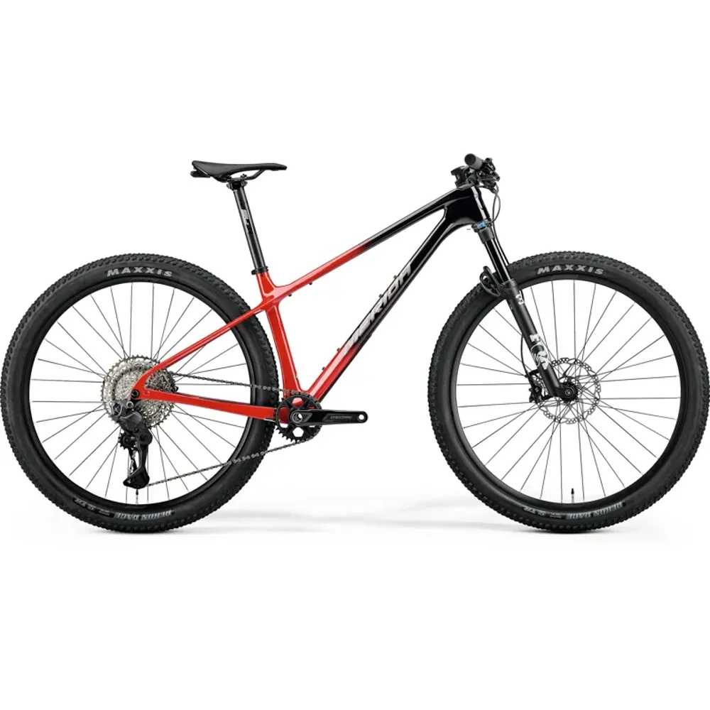 2026 Merida Big Nine 7000 Carbon Hardtail Mountain Bike - Black Red