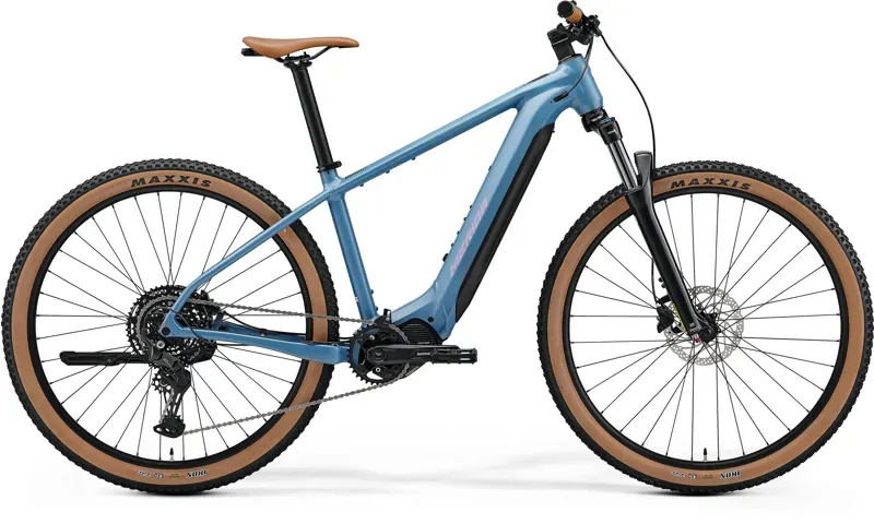 2026 Merida eBig Nine 400 E-MTB - Silk Dove Blue Blue