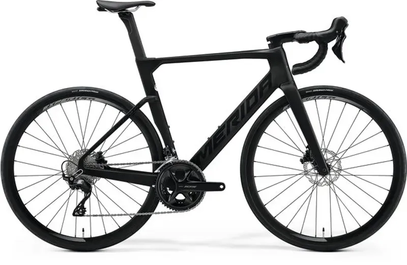2027 Merida Reacto 4000 Carbon Road Bike - Black Gunmetal Grey