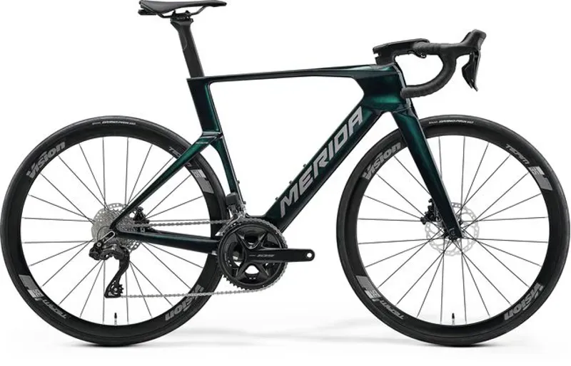 2027 Merida Reacto 5000 Road Bike - Halo Green Grey
