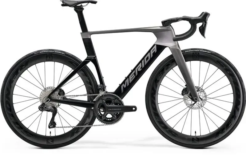 2027 Merida Reacto 8000 Road Bike - Grey Black Grey