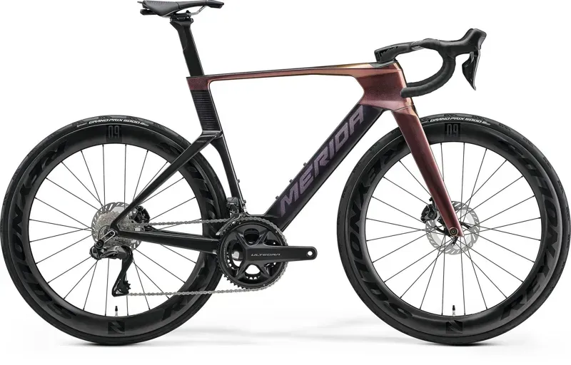 2027 Merida Reacto 8000 Road Bike - Purple Black