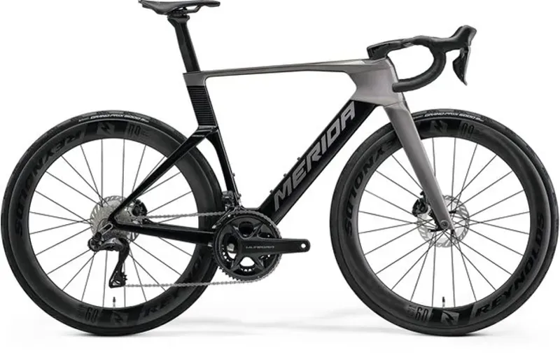 2027 Merida Reacto 9000 Road Bike - Grey Black