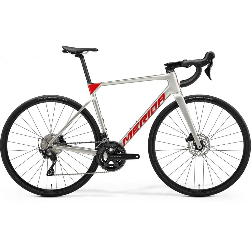 2024 Merida Scultura 4000 Road Bike - Titanium Red 