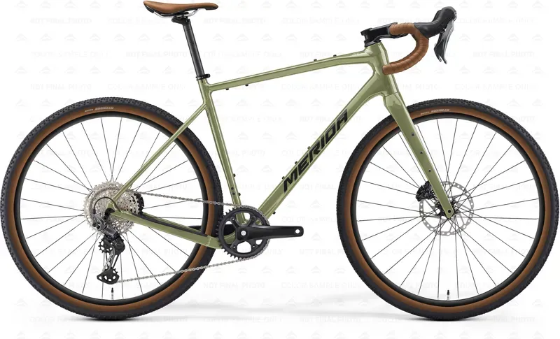 2026 Merida Silex 200 Gravel Bike - Low Key Green Black
