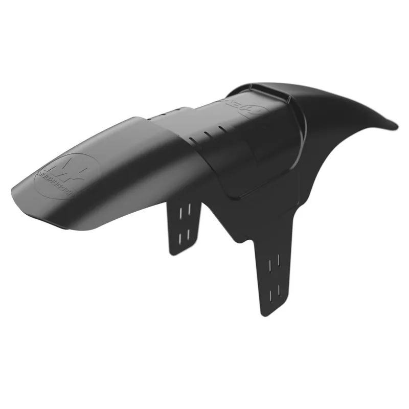 Mudhugger Shorty Evo Front Guard Zip Tie Black Run and Ride