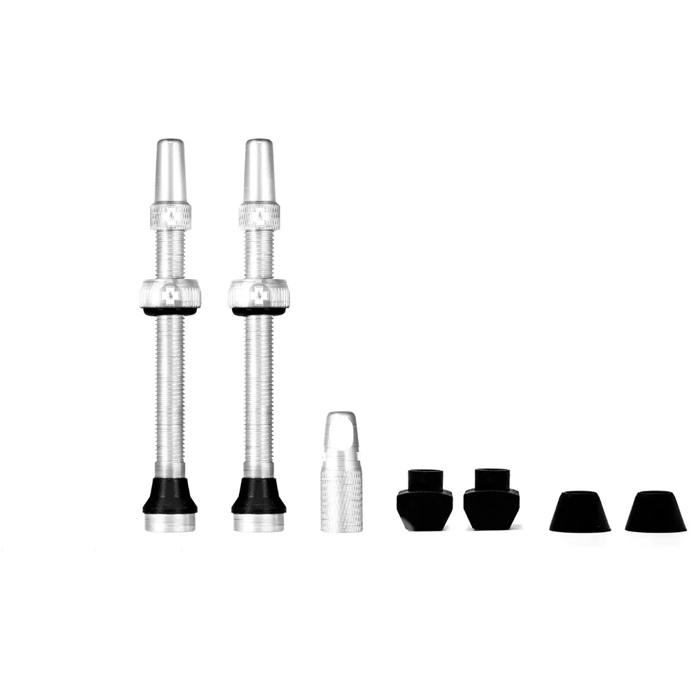Muc-Off Tubeless Valve Kit 60mm Pair - Silver