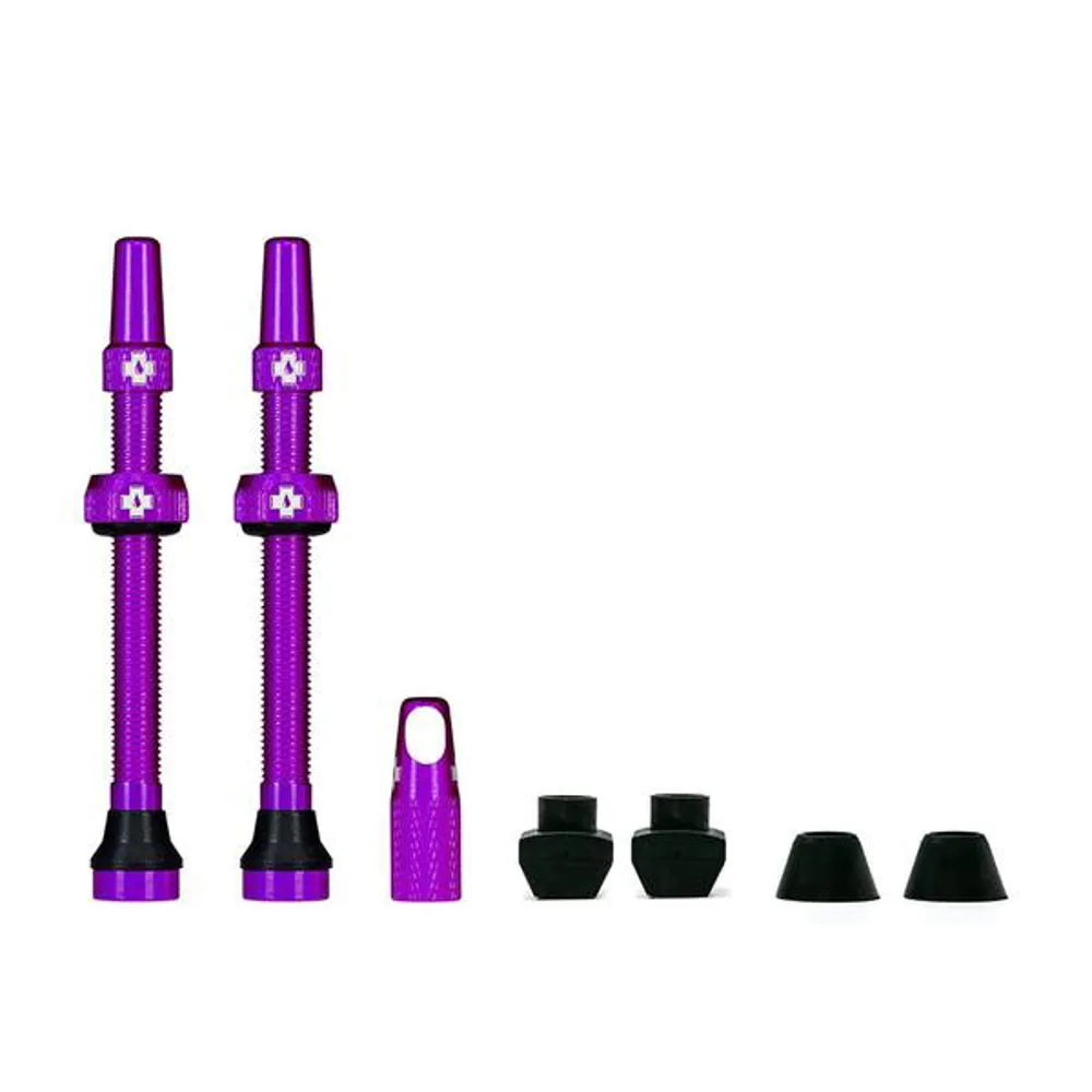 Muc-Off Tubeless Valve Kit 60mm Pair - Purple