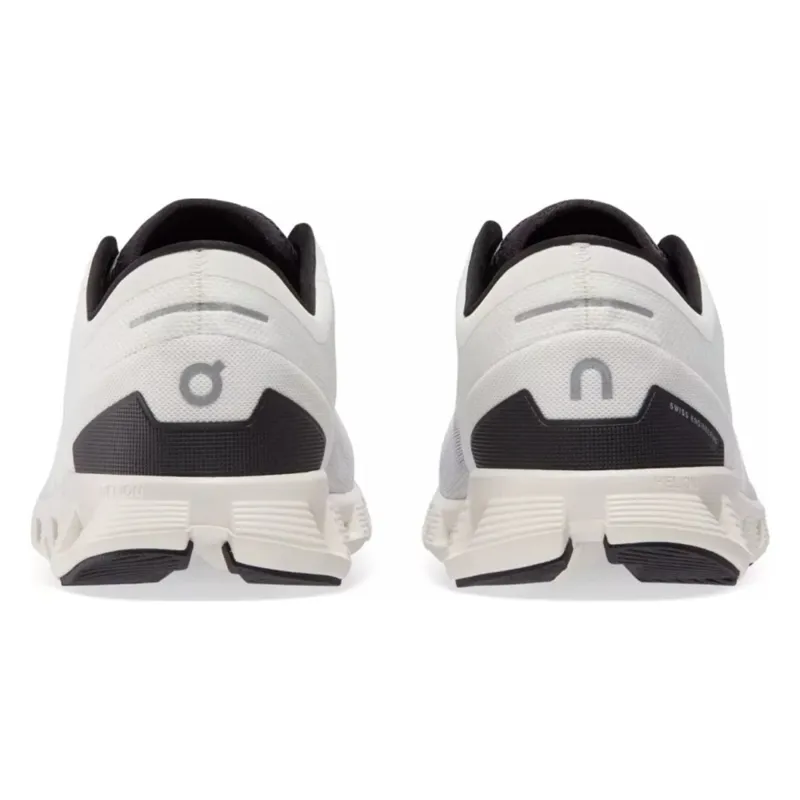 On Cloud X 3 Road Running Shoes - Ivory Black-3