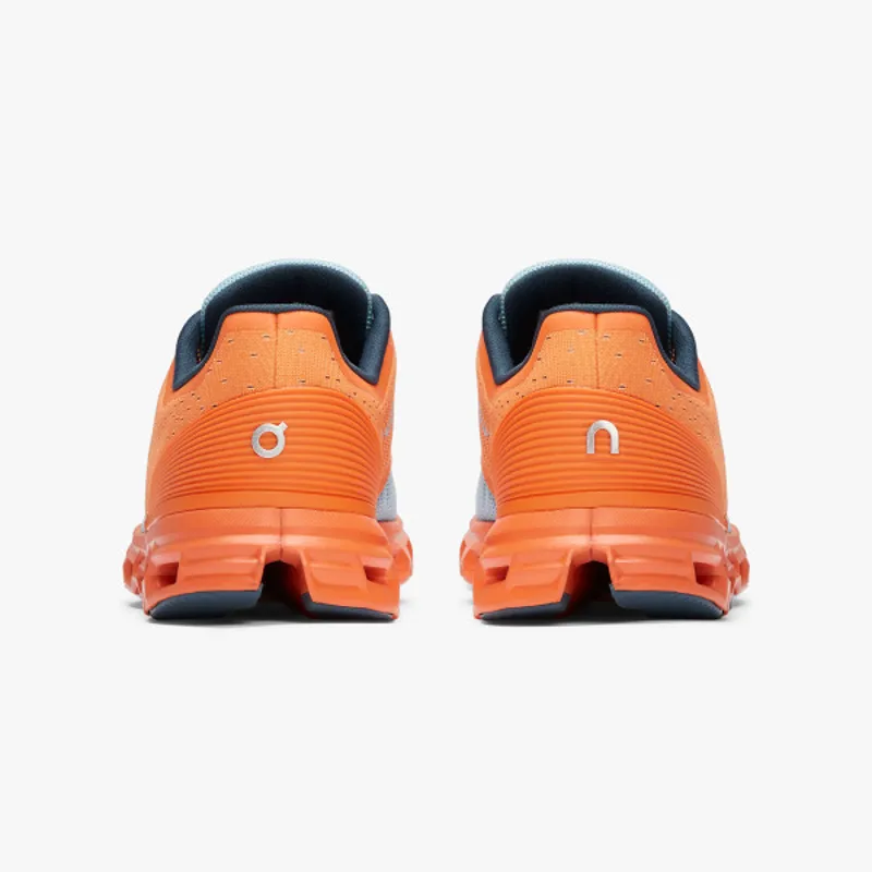 On CloudStratus Road Running Shoe - Orange Wash-4