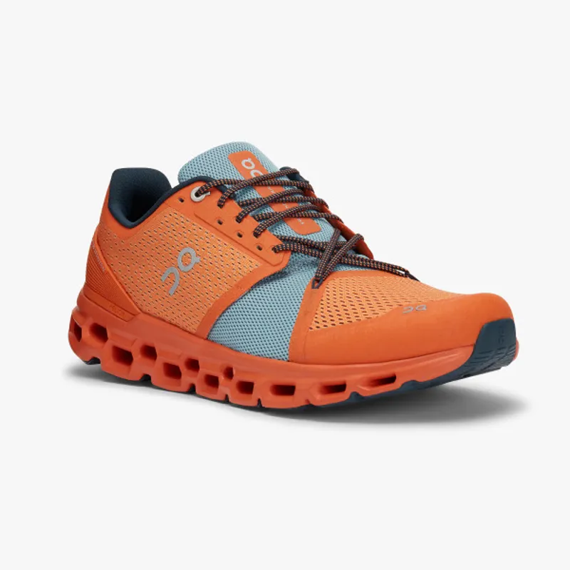 On CloudStratus Road Running Shoe - Orange Wash-5