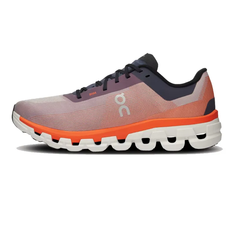 On Running Cloudflow 4 Womens Road Running Shoes - Quartz Flame-2