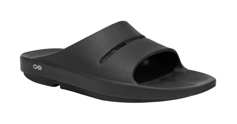 Oofos Ooahh Unisex Recovery Slide Sandal - Black-1