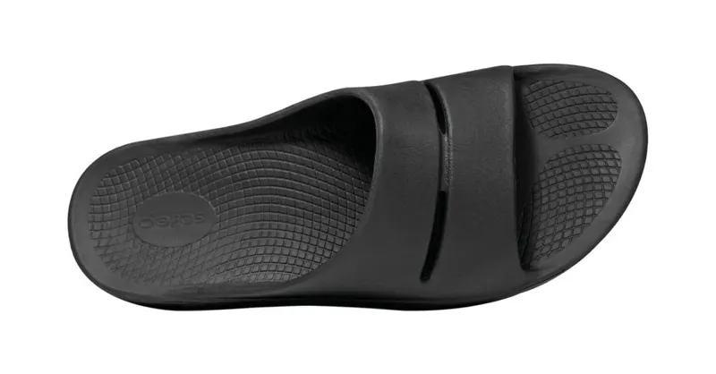 Oofos Ooahh Unisex Recovery Slide Sandal - Black-3
