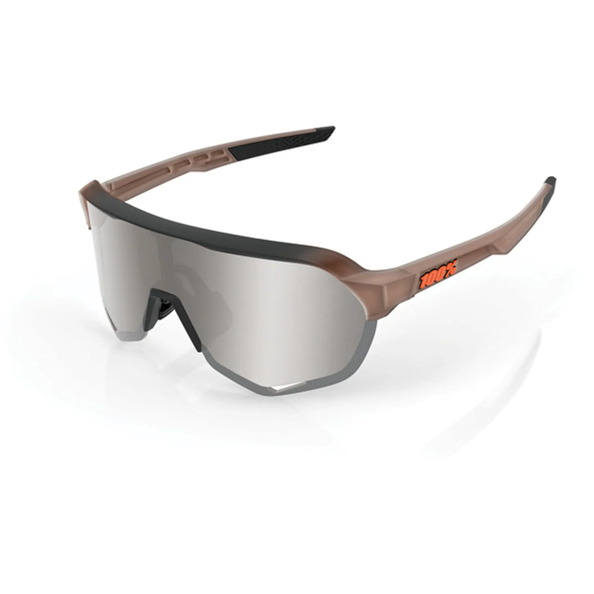 100 Percent S2 Sunglasses Matt Translucent Brown Fade