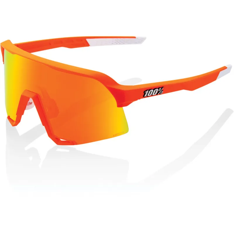 100% S3 Red HiPER Mirror Lens Sunglasses - Orange