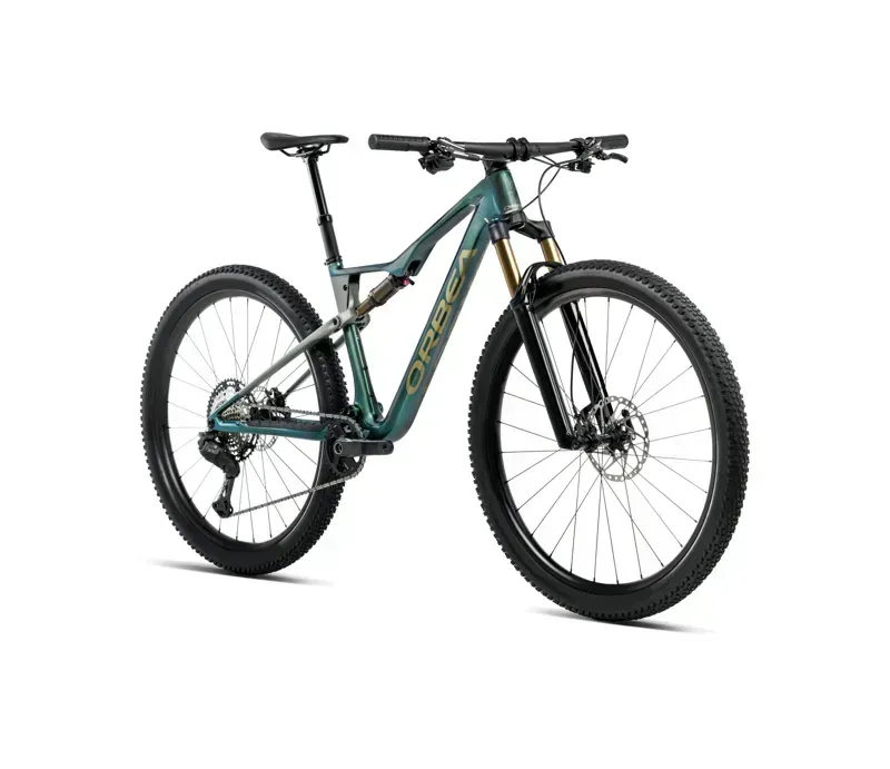 2026 Orbea Oiz M10 Mountain Bike - Seaweed Carbon View Spaceship Matt Green-1
