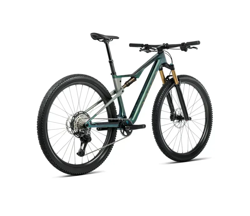 2026 Orbea Oiz M10 Mountain Bike - Seaweed Carbon View Spaceship Matt Green-2