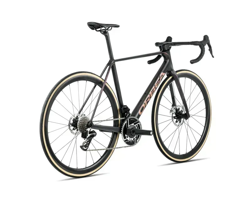 Orbea ORCA M11eLTD PWR Road Bike in Diamond Carbon View/Sunset Carbon View Matt-2