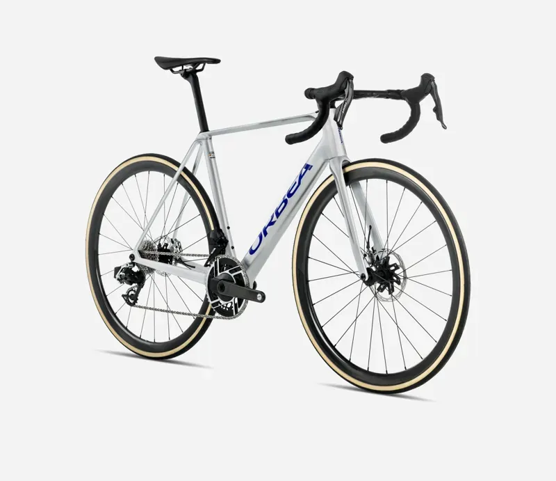 Orbea ORCA M20iLTD PWR Road Bike in Spark Silver/Titain Grey Gloss-3