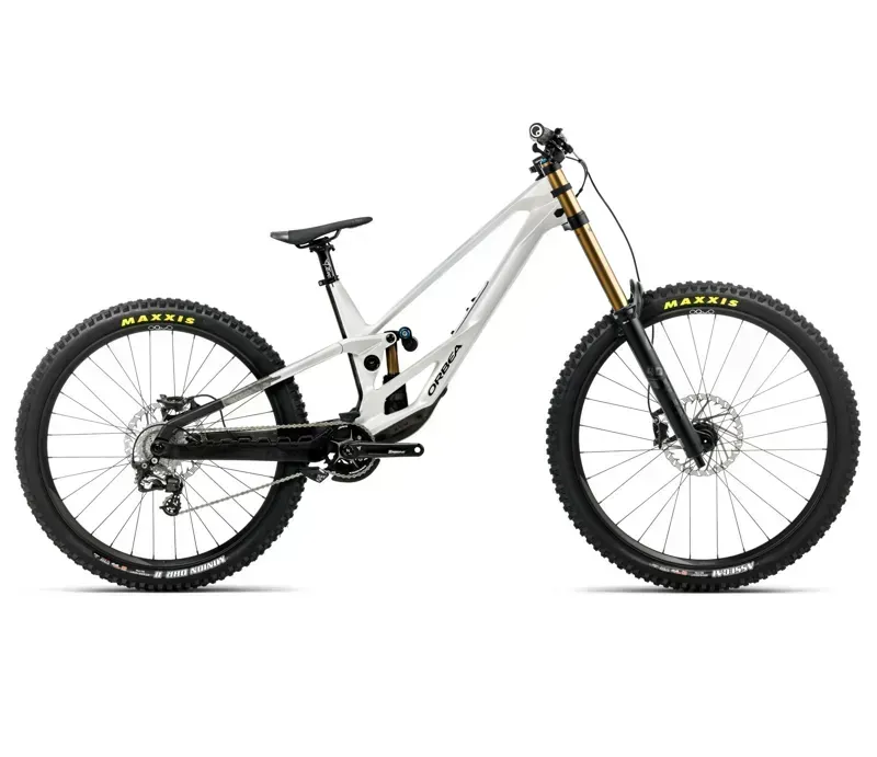 Orbea Rallon DH-LTD Mountain Bike In White Chic/Diamond Black Gloss