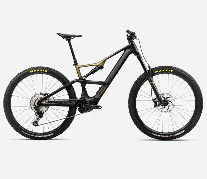 2026 Orbea Rise LT H20 E-MTB - Diamond Black Splash Olive Green Matt