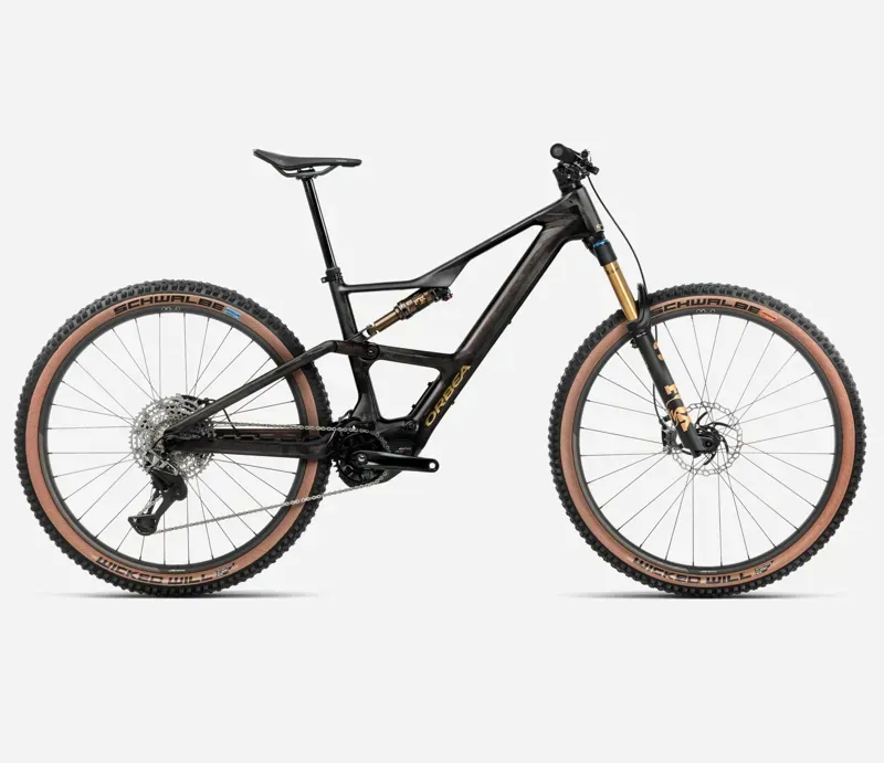 Orbea Rise SL M-LTD E-MTB 420W In Cosmic Carbon View/Golden Sand
