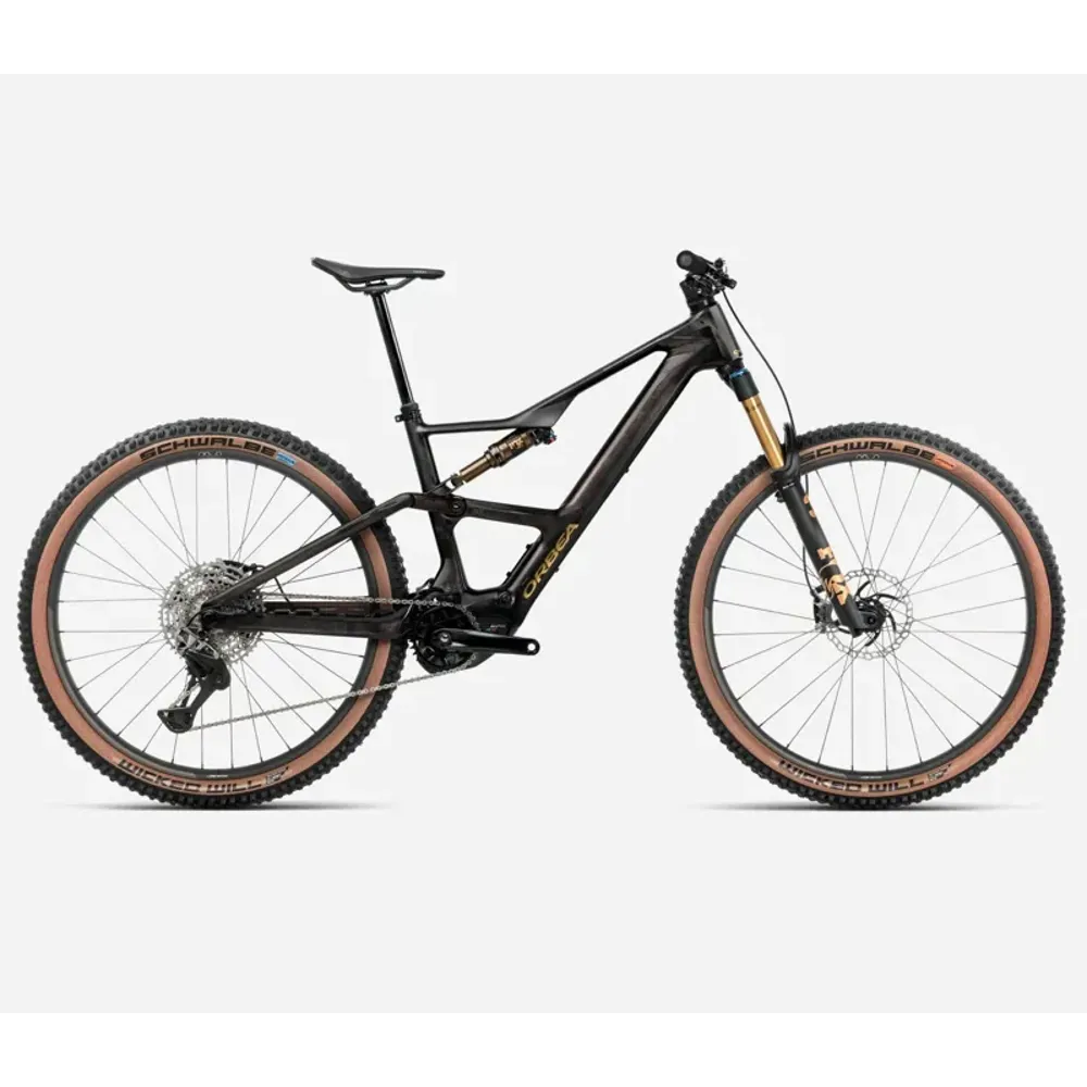 Orbea Rise SL M-LTD E-MTB 420W In Cosmic Carbon View/Golden Sand