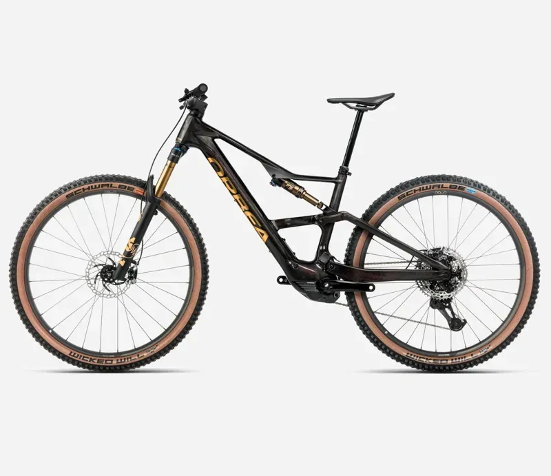 Orbea Rise SL M-LTD E-MTB 420W In Cosmic Carbon View/Golden Sand-1