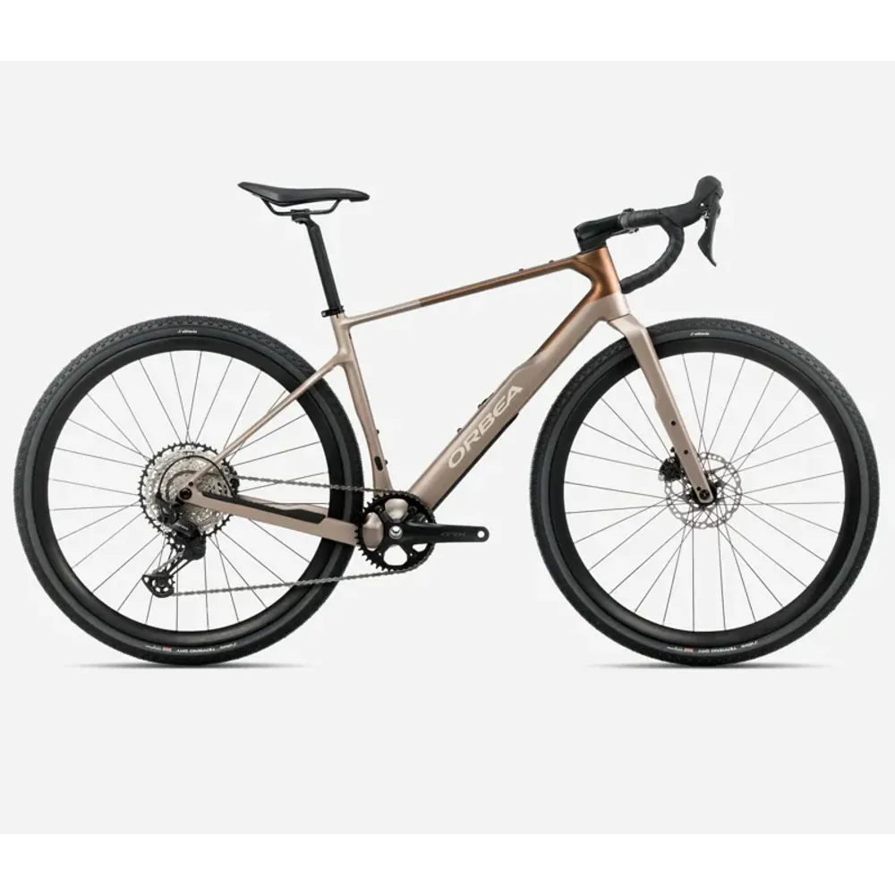 2026 Orbea Terra M30 Team 1X Gravel Bike - Nickel Cinnamon Matt