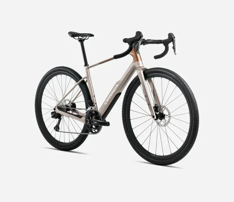 2026 Orbea Terra M30 Team 1X Gravel Bike - Nickel Cinnamon Matt-1