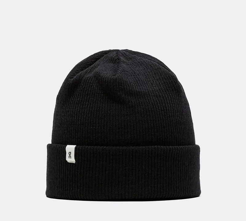 On Merino Beanie Black