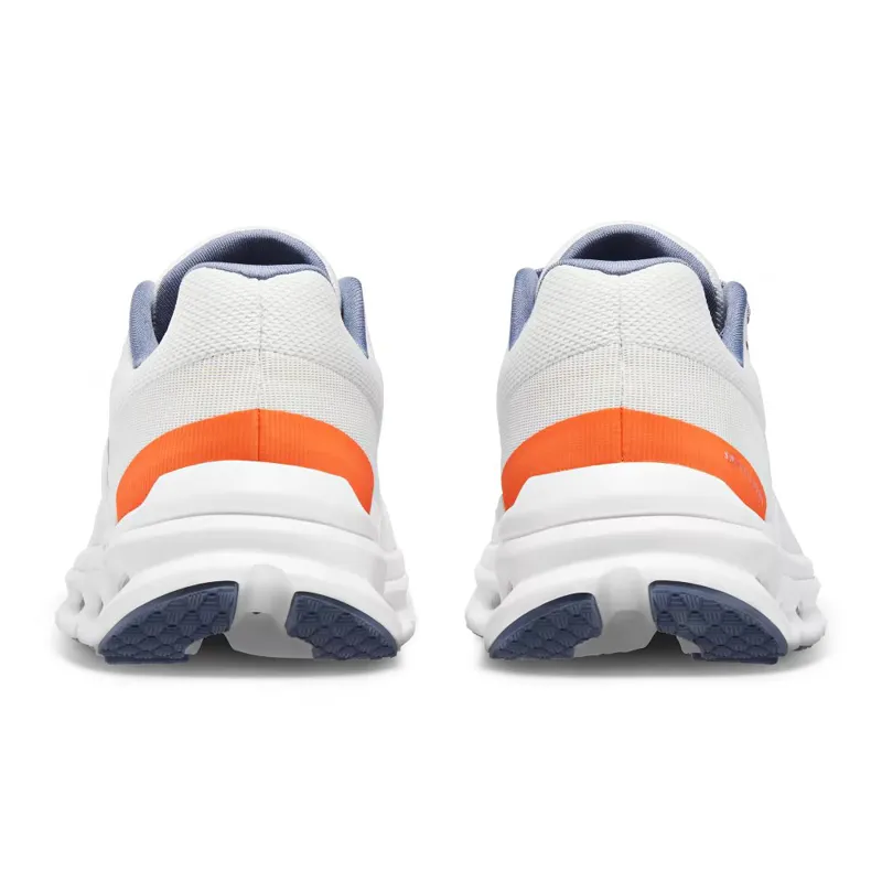 On Cloudrunner Womens Road Running Shoes - Undyed-White Flame-4