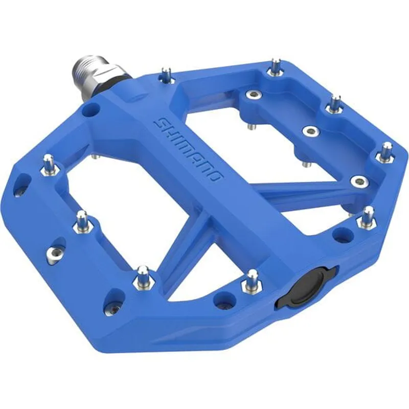 Shimano PD-GR400 Flat Pedals - Blue-1