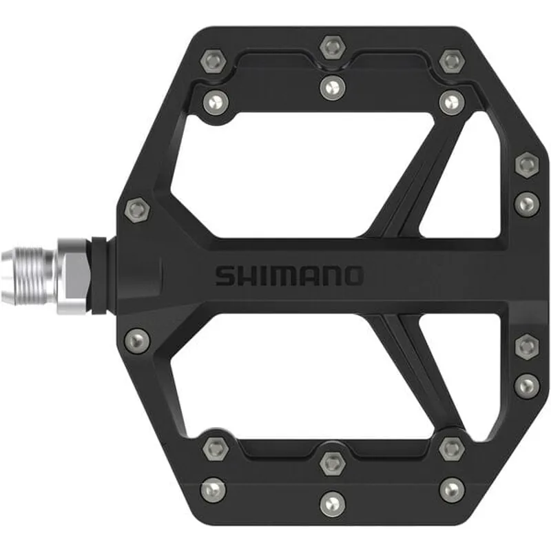 Shimano GR400 Flat BK MTB Pedals - Black