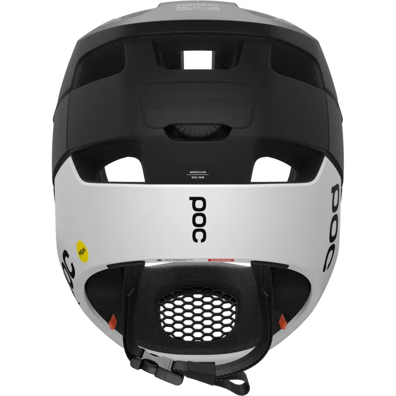 POC Otocon Race MIPS Full Face Helmet - Uranium Black Hydrogen White Matt-1