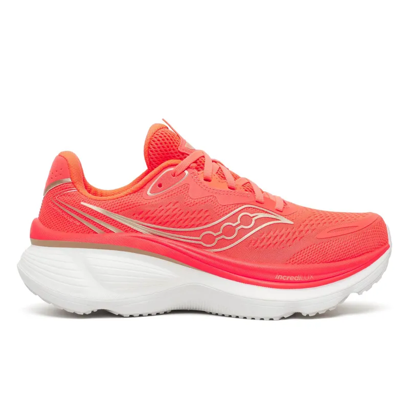 Saucony Hurricaine 26 Womens Max Cushioned Supportive Road Running Shoe - Vizired Gilded