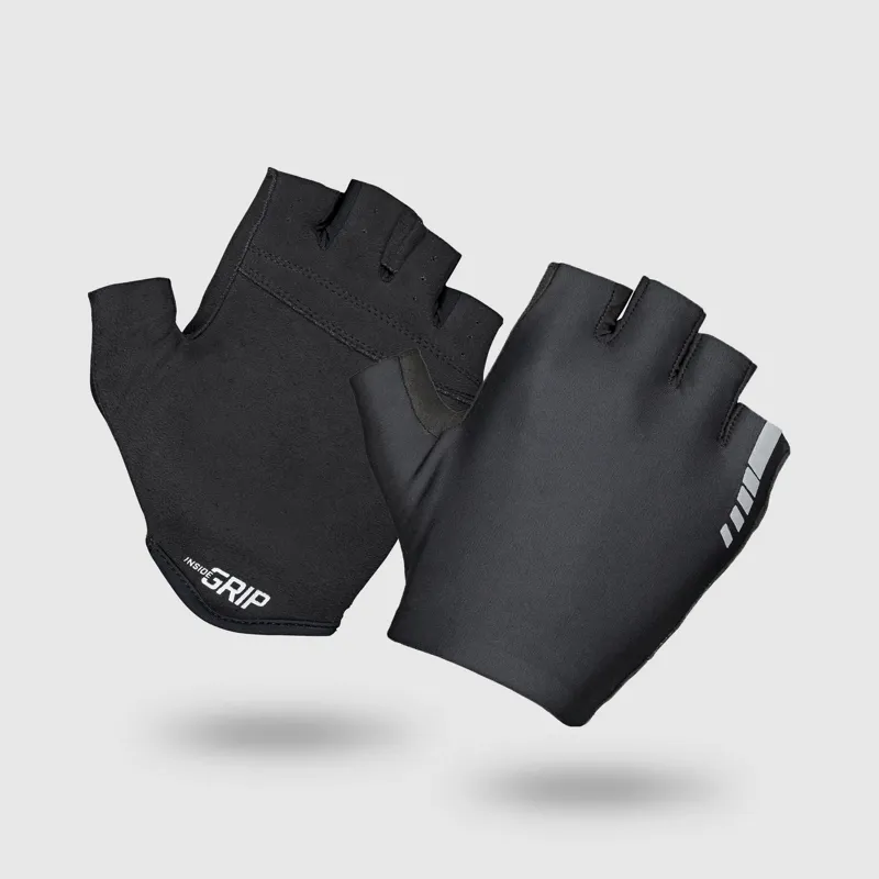 GripGrab Aerolite InsideGrip Short Finger Summer Gloves - Black
