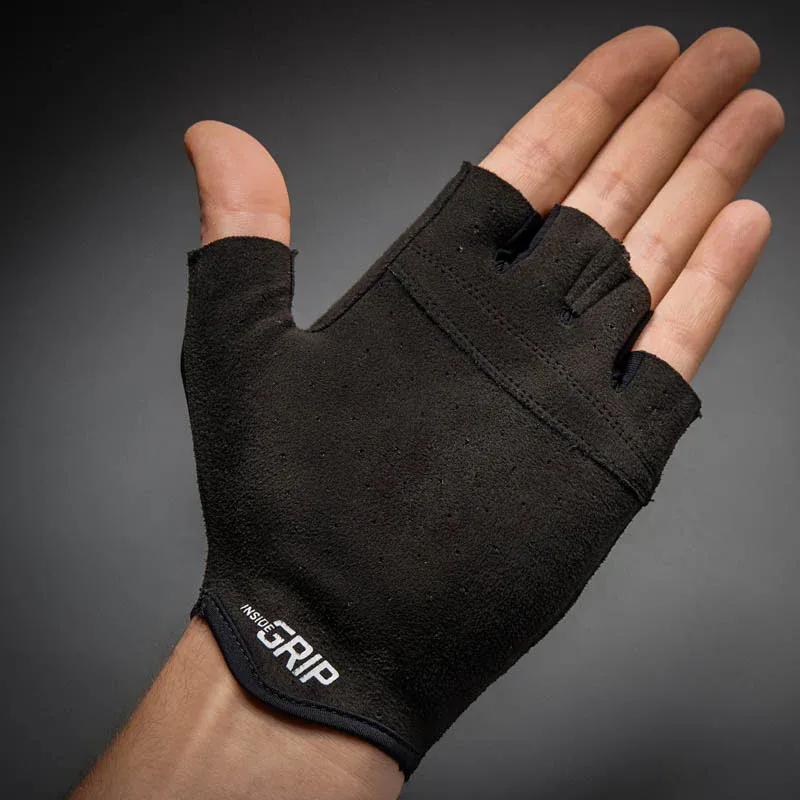 GripGrab Aerolite InsideGrip Short Finger Summer Gloves - Black-1