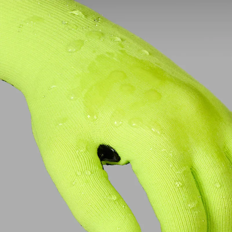 GripGrab Waterproof Knitted Winter Gloves - Hi Vis Yellow-1
