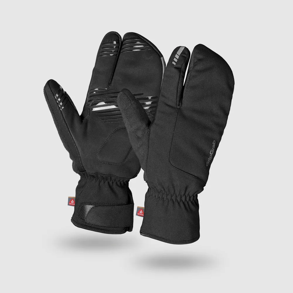 GripGrab Nordic 2 Windproof Deep Winter Lobster Gloves - Black