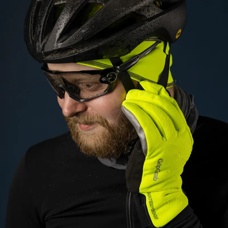 GripGrab Polaris 2 Waterproof Winter Gloves - Yellow Hi-Vis-6
