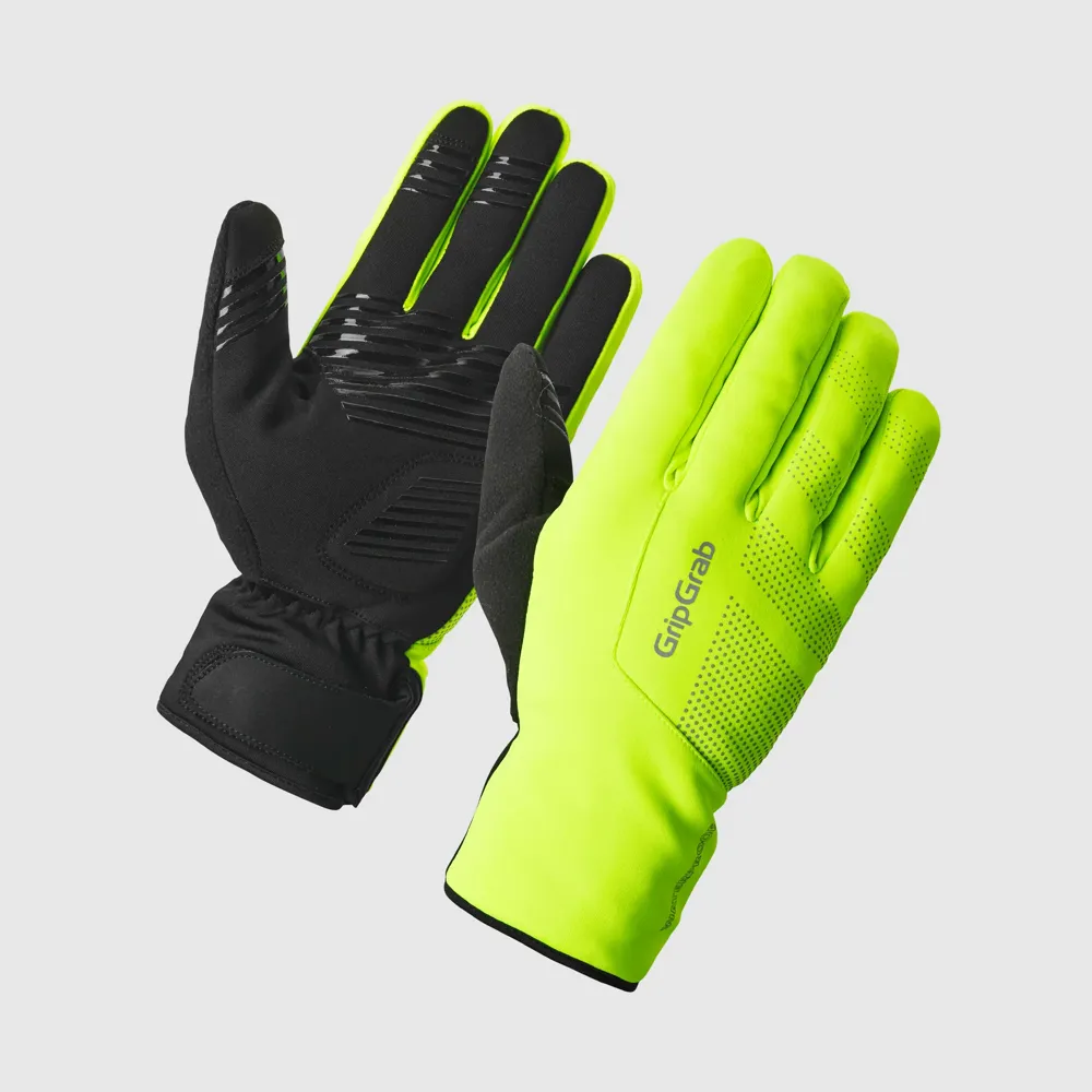 GripGrab Ride 2 Waterproof Winter Gloves - Yellow Hi-Viz