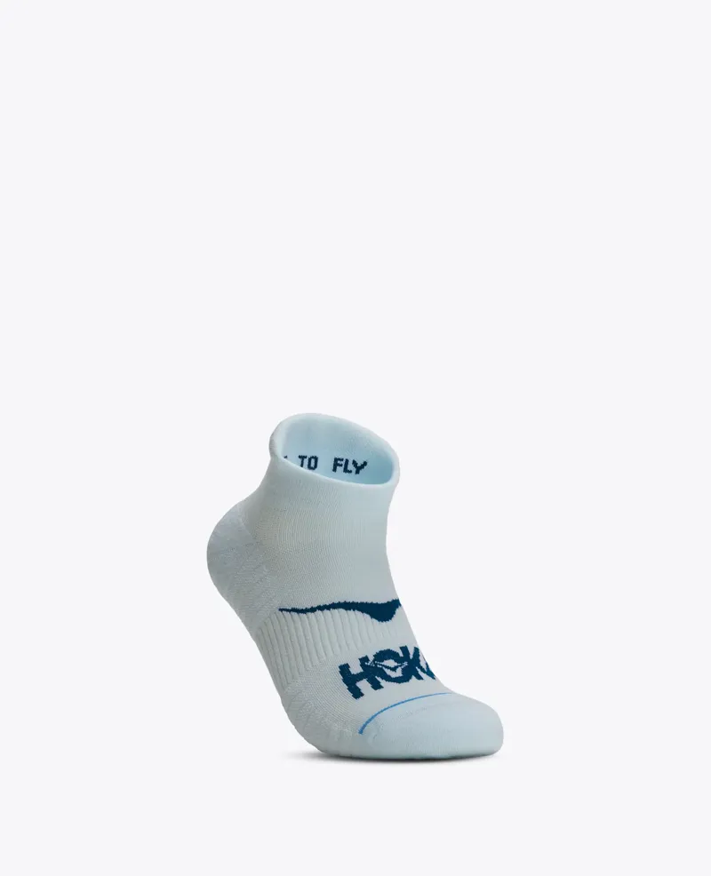 Hoka No-Show Run Sock - Glimmering Blue